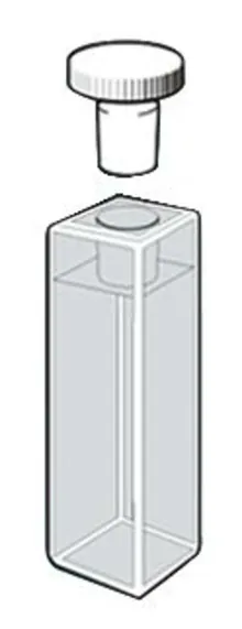 Cuvetă de sticlă ROTILABO®-precision, macro, sticlă optică specială, dop
