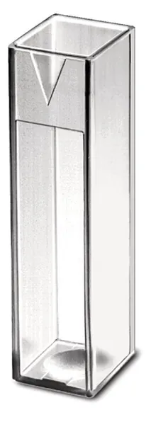 Cuvete de unică folosință, PMMA, macro, 2.5 - 4.5 ml, 100 bucăți