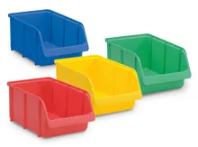 Cutii de depozitare Rotilabo®, albastre, L 242 x l 146 x H 127 mm, 1 bucată