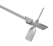 Paletă de agitare, elice, cu 4 pale, Ø agitator 100 mm, lungime ax 540 mm