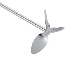 Paletă de agitare, elice, cu 3 pale, Ø agitator 140 mm, lungime ax 800 mm