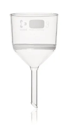 Pâlnie de filtrare cu frită, 125 ml, sticlă borosilicată 3.3, porozitate 5, 1 bucată