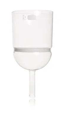 Pâlnie de filtrare cu frită, 4000 ml, sticlă borosilicată 3.3, porozitate 1, 1 bucată