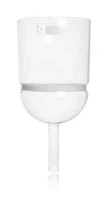 Pâlnie de filtrare cu frită, 4000 ml, sticlă borosilicată 3.3, porozitate 3, 1 bucată