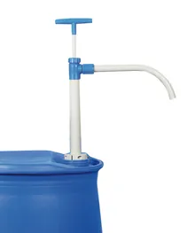 Pompă de butoi, PP, cu duză curbată, adâncime de imersie 1000 mm, 300 ml/cursă