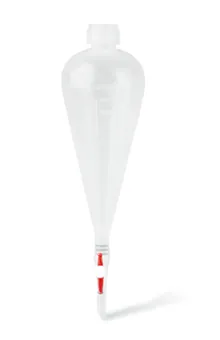 Pâlnie de separare conform Squibb, PP, 250 ml, 1 bucată