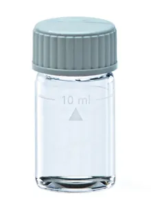 Cuve de înlocuire cu capac, Î 48 x Ø 24 mm, pentru fotometru MD100, 12 bucăți