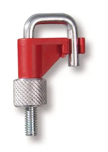 Cleme pentru furtun pentru Ø exterior furtun, până la 10 mm, roșu, PVDF/oțel, 1 bucată