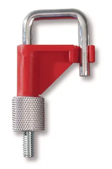 Cleme pentru furtun Ø exterior, până la 20 mm, roșu, PVDF/oțel, 1 bucată