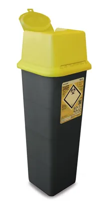 Coșuri de eliminare Sharpsafe®-waste, PP, 9h l, L 175 x W 175 x H 498 mm, 5 bucată(ți)