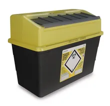 Coșuri de eliminare Sharpsafe®-waste, PP, 30 l, L 450 x W 230 x H 415 mm, 1 bucată(ți)