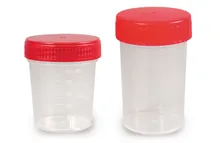 Pahar multifuncțional cu capac înfiletabil, PP, nesteril, 120 ml, 500 bucăți