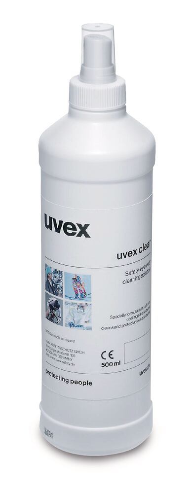 UVEX spectacle cleaning fluid, 0.5 l spray bottle, 1 unit(s)