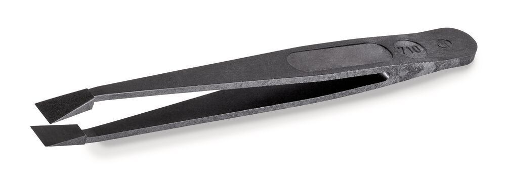 ROTILABO® plastic tweezers, Straight tip flat, 7.7 mm, 50 unit(s)