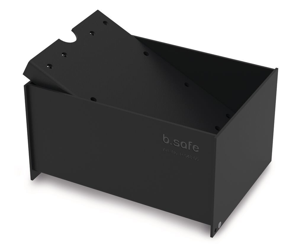b.safe PE-EX collecting tray, 333x238x175, with earth connection, 10 l