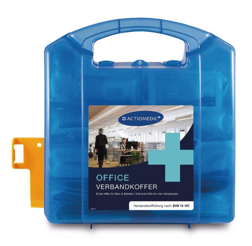 OFFICE first-aid kit, Filling acc. to DIN 13157, 1 unit(s)