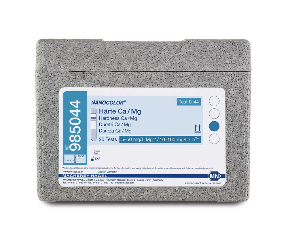 NANOCOLOR® round cuvette test, Hardness of Ca/Mg, 1 unit(s)
