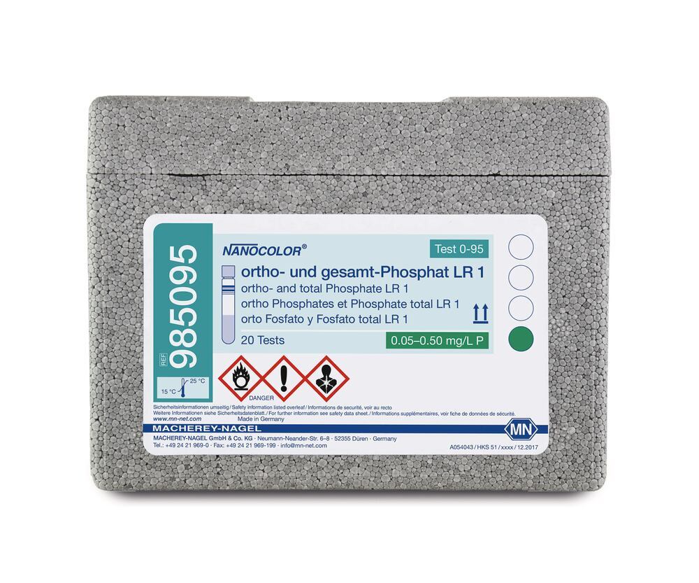 NANOCOLOR® round cuvette test, Phosphate LR 1 ortho + total, 1 unit(s)