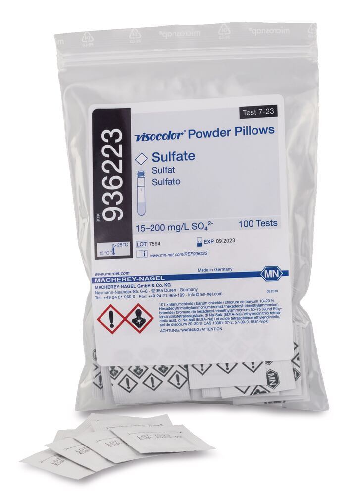 VISOCOLOR Powder Pillows, Sulphate, 1 unit(s)