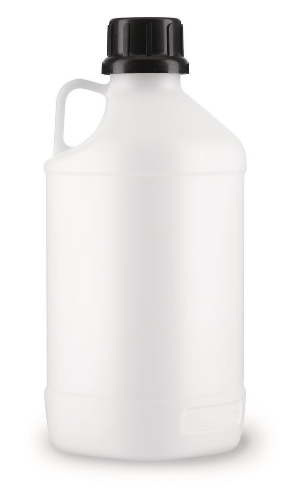 Narrow mouth bottle 308/310 natural colours, 2500 ml, small handle