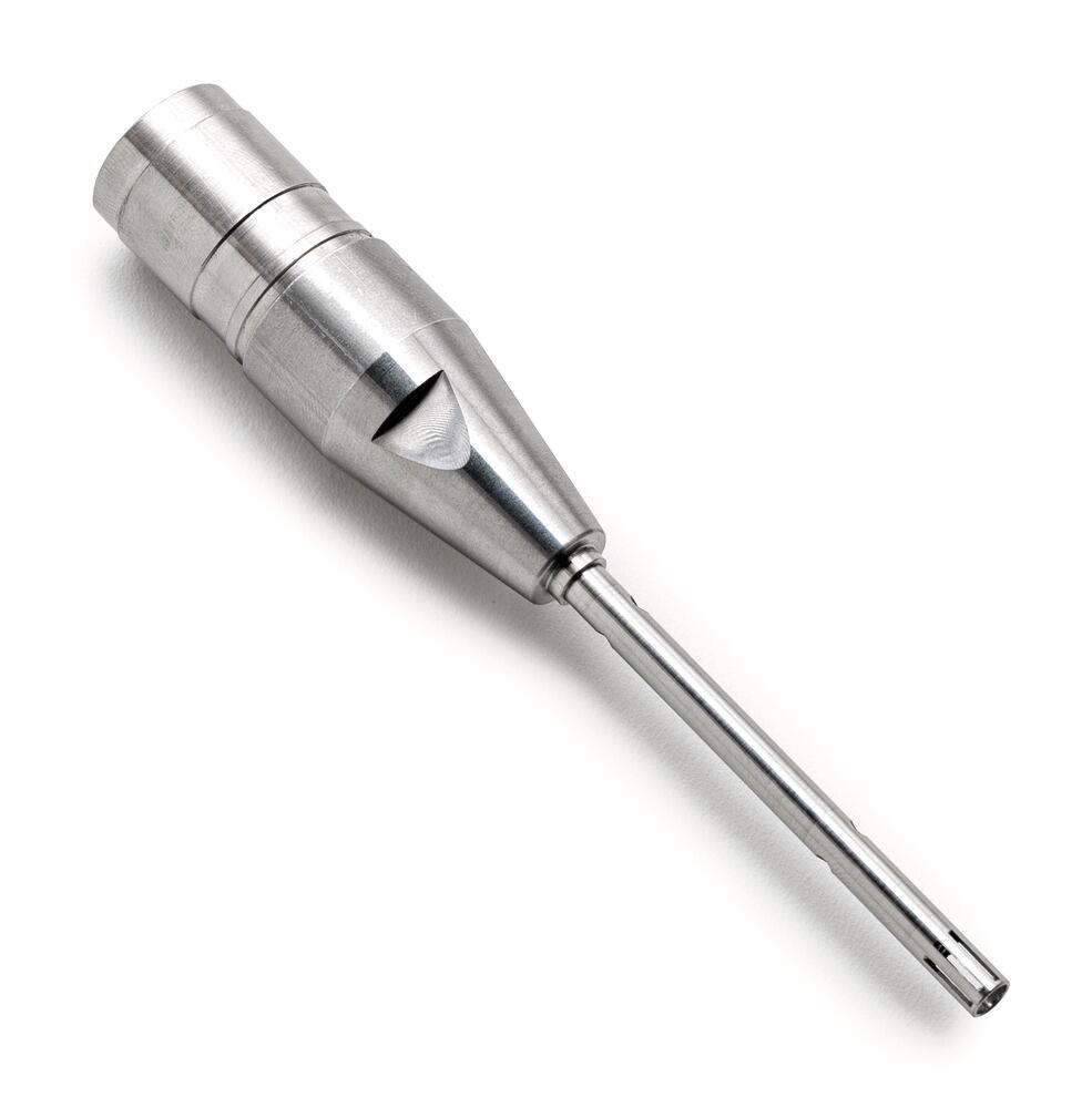 D20-S5S-P-R5S type dispersion tool, 0.2-50 ml, statorØ 5 mm, rotorØ 3.2 mm