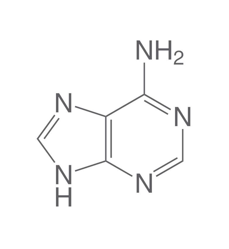 Adenine, min. 98 %, for biochemistry, 25 g, glass