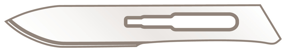 Scalpel blades, type 13, for scalpel CE16.1ff/HCY7.1/3607.1, 10 unit(s)