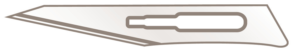 Scalpel blades, type 11, for scalpel CE16.1ff/HCY7.1/3607.1, 10 unit(s)