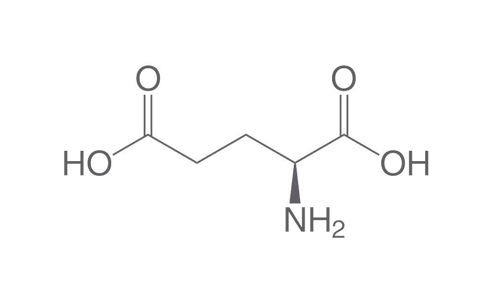 L-Glutamic acid, min. 98.5 %, Ph.Eur., for biochemistry, 1 kg, plastic