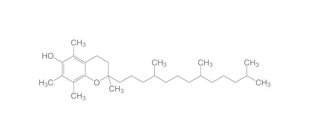 DL-alpha-Tocopherol, min. 96 %, Ph.Eur., oily, 25 g, glass