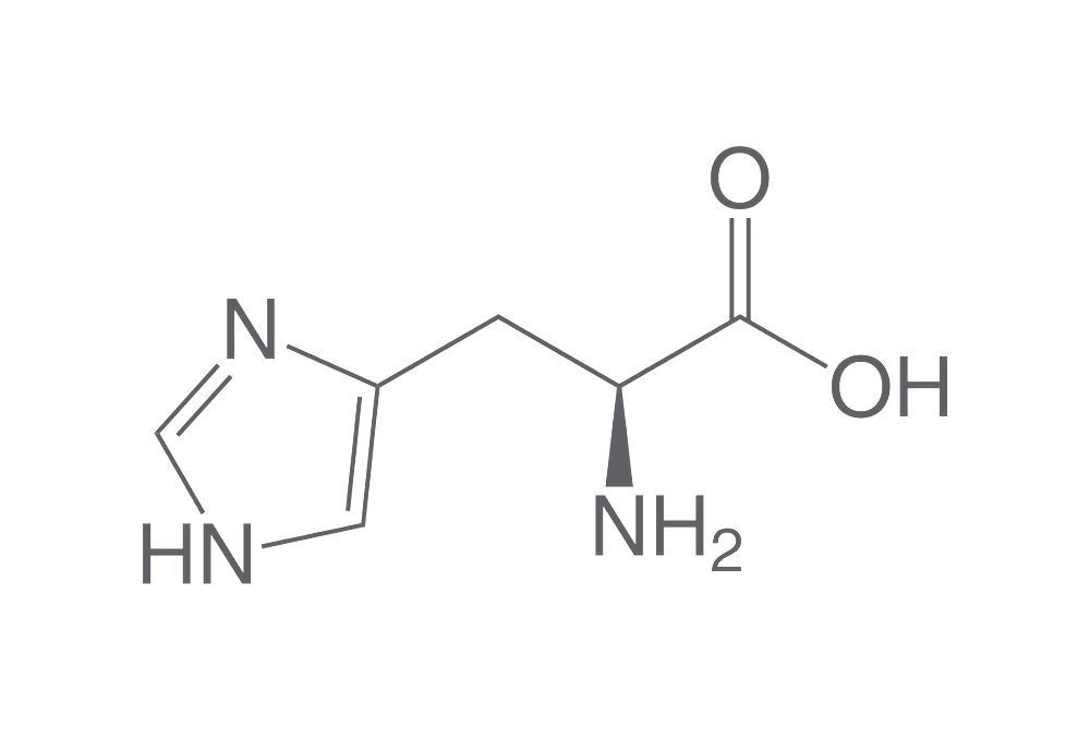 L-Histidine, min. 98,5 %, Ph.Eur., for biochemistry, 25 g, plastic