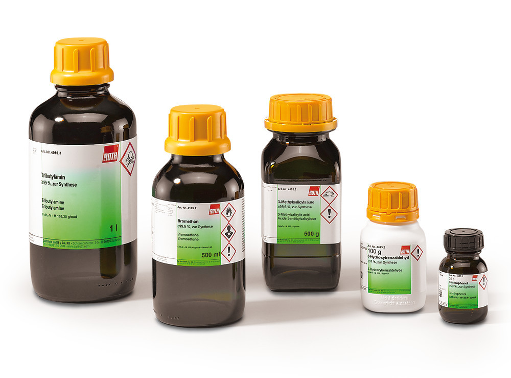 Bromoethane, min. 99.5 %, for synthesis, 1 l, glass — Carl Roth, cod 4195.3