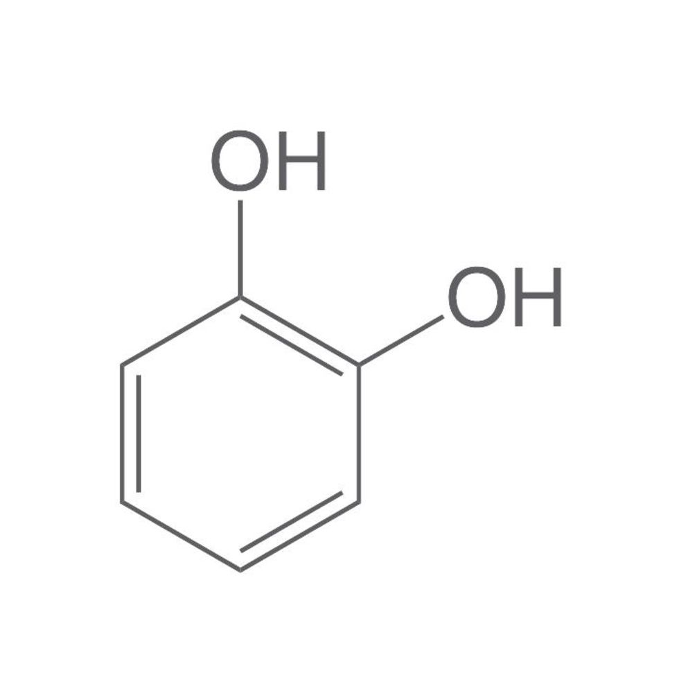 Pyrocatechol, min. 99 %, for biochemistry, 25 g, glass