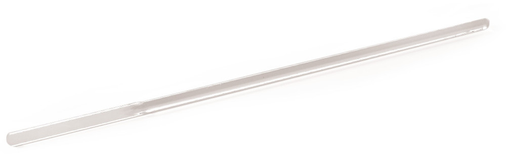 Stirring spatula, PS, overall L 120 mm, Without mixing plate, sheet, L 30 xW 3mm