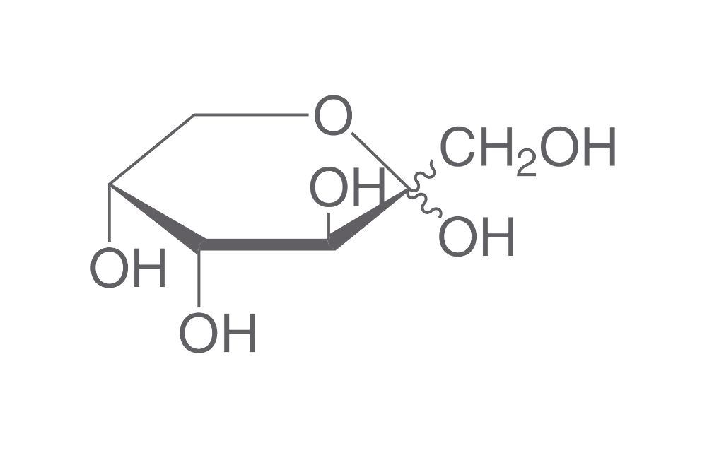 D(-)-Fructose, min. 99,5%, for biochemistry, 500 g, plastic