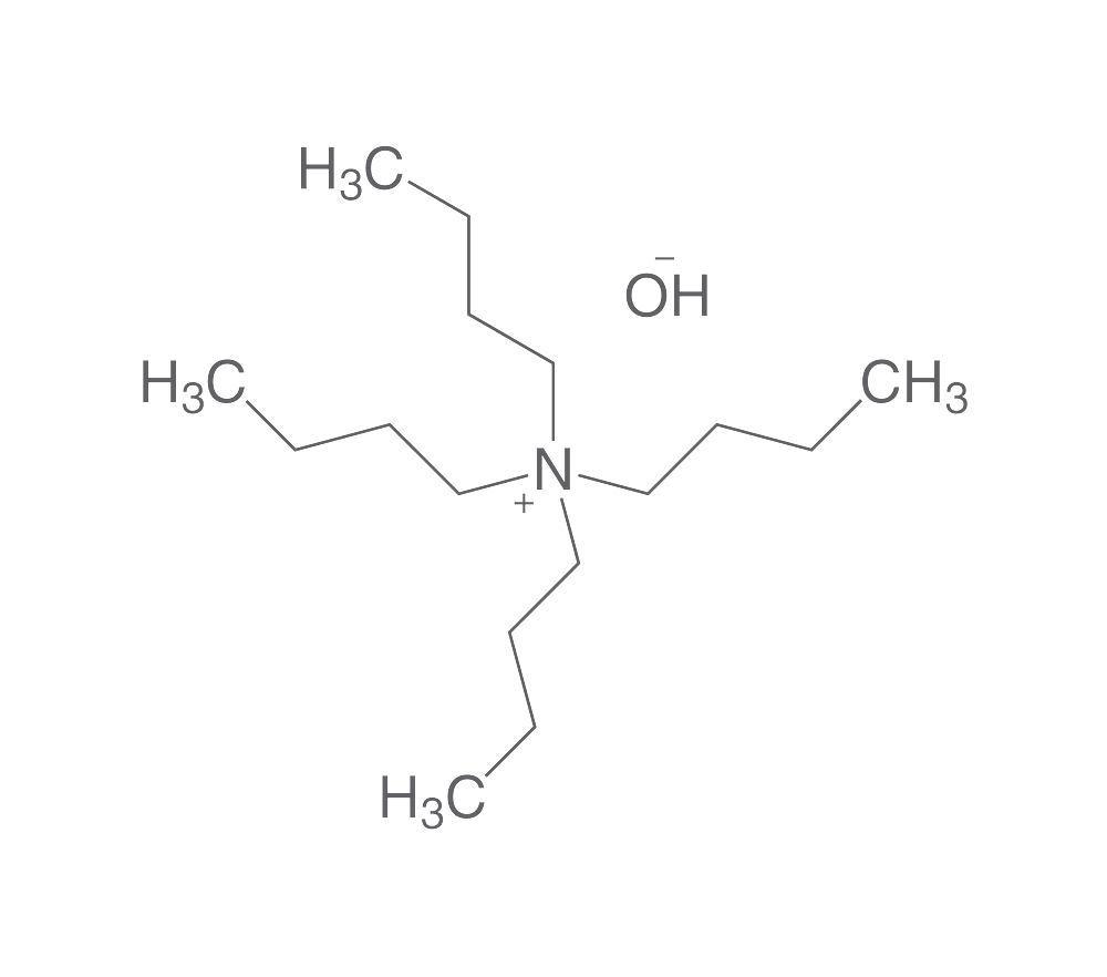 Tetrabutylammonium hydroxide, 40 % in water, 100 ml, glass