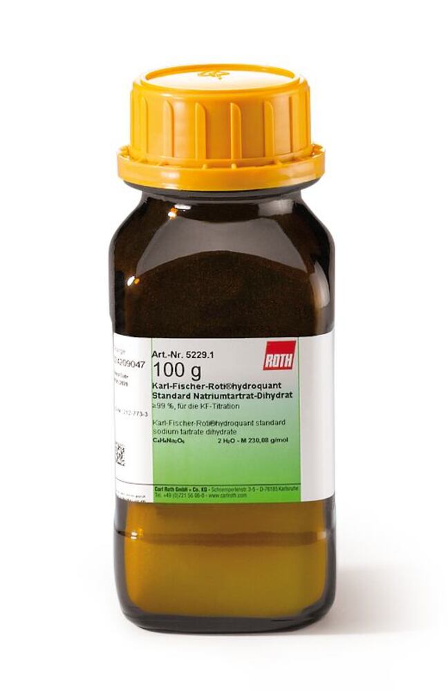 Karl-Fischer-ROTI®Hydroquant standard, sodium tartrate min. 99 %
