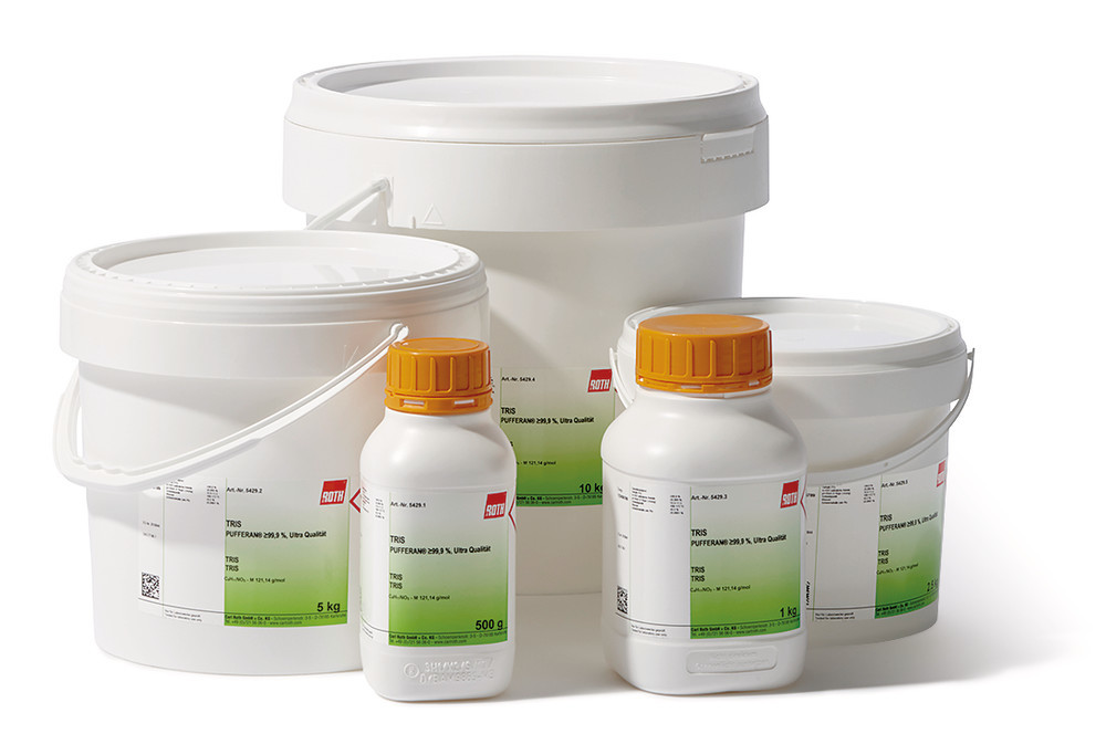 TRIS, PUFFERAN®, min. 99,9 %, Ultra quality, 5 kg, plastic