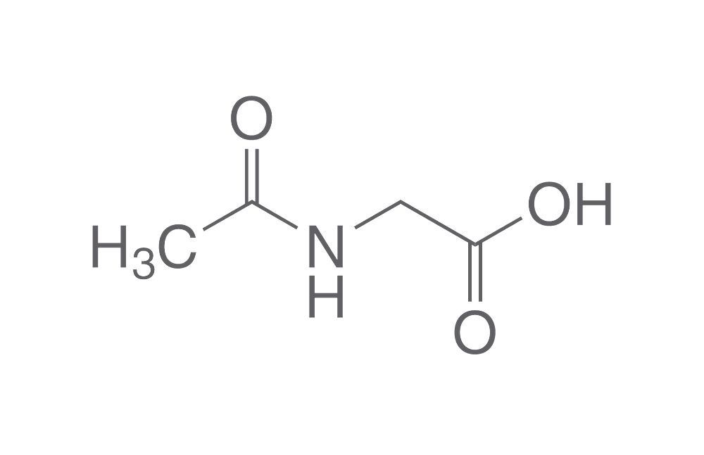 N-Acetylglycine, min. 99 %, for biochemistry, 25 g, plastic