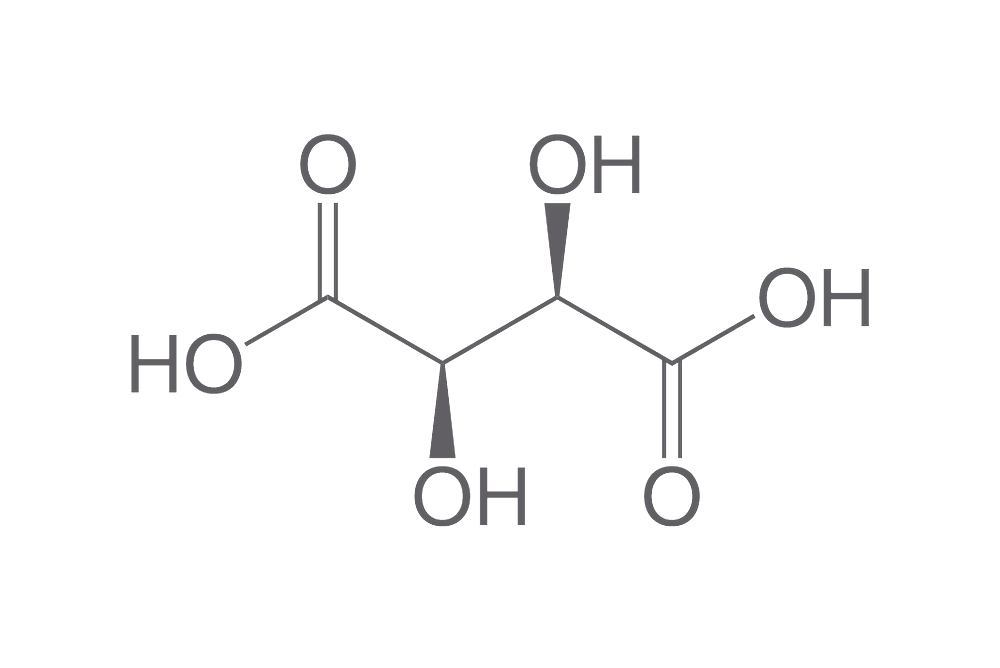 D(-)-Tartaric acid, min. 99 %, for biochemistry, 25 g, plastic