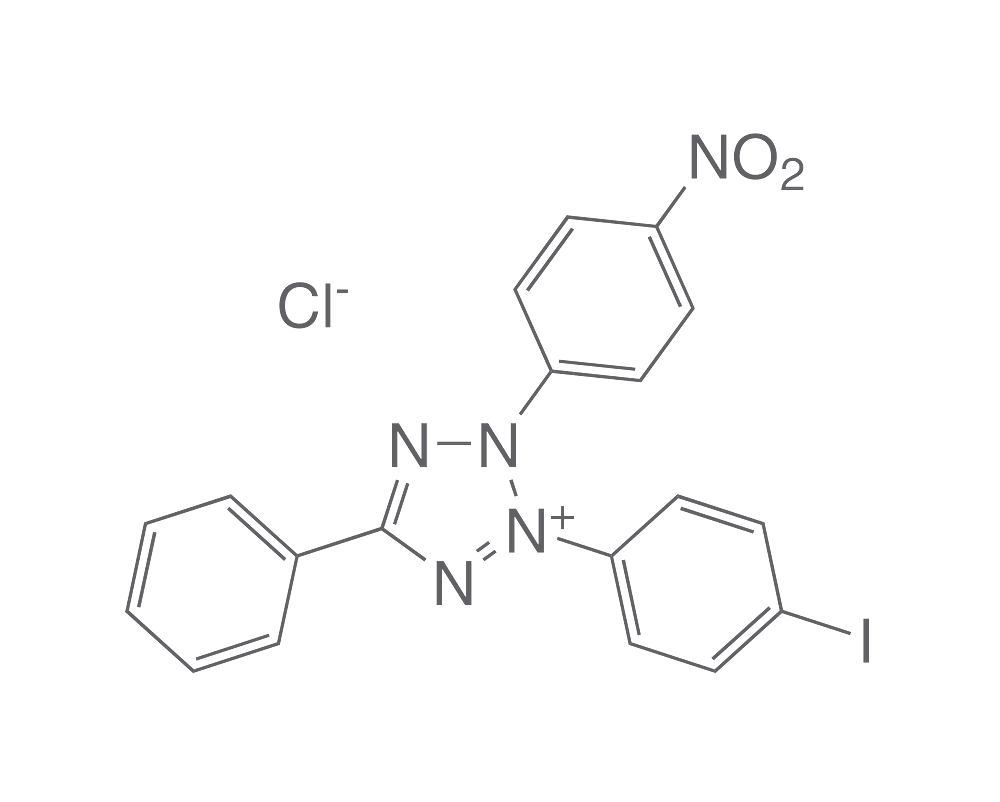 Iodonitrotetrazolium chloride, min. 97 %, for biochemistry, 1 g, glass