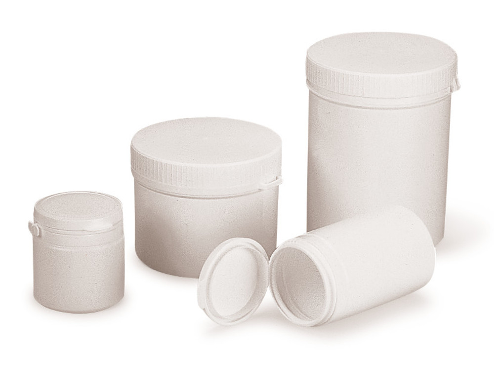 Rotilabo®-round containers, PP, 750 ml, Ø 108 mm, H 96 mm, lid PE, 10 unit(s)