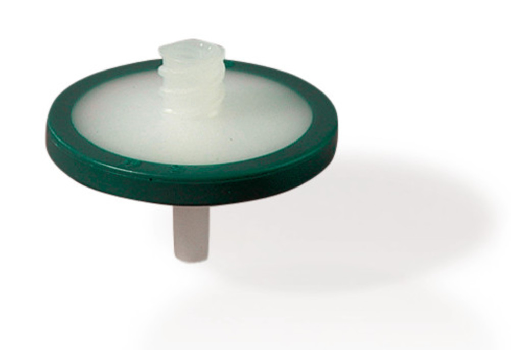 Disposable syringe filters, PTFE, pore size 0.45 µm, hydrophobic, Ø 30 mm
