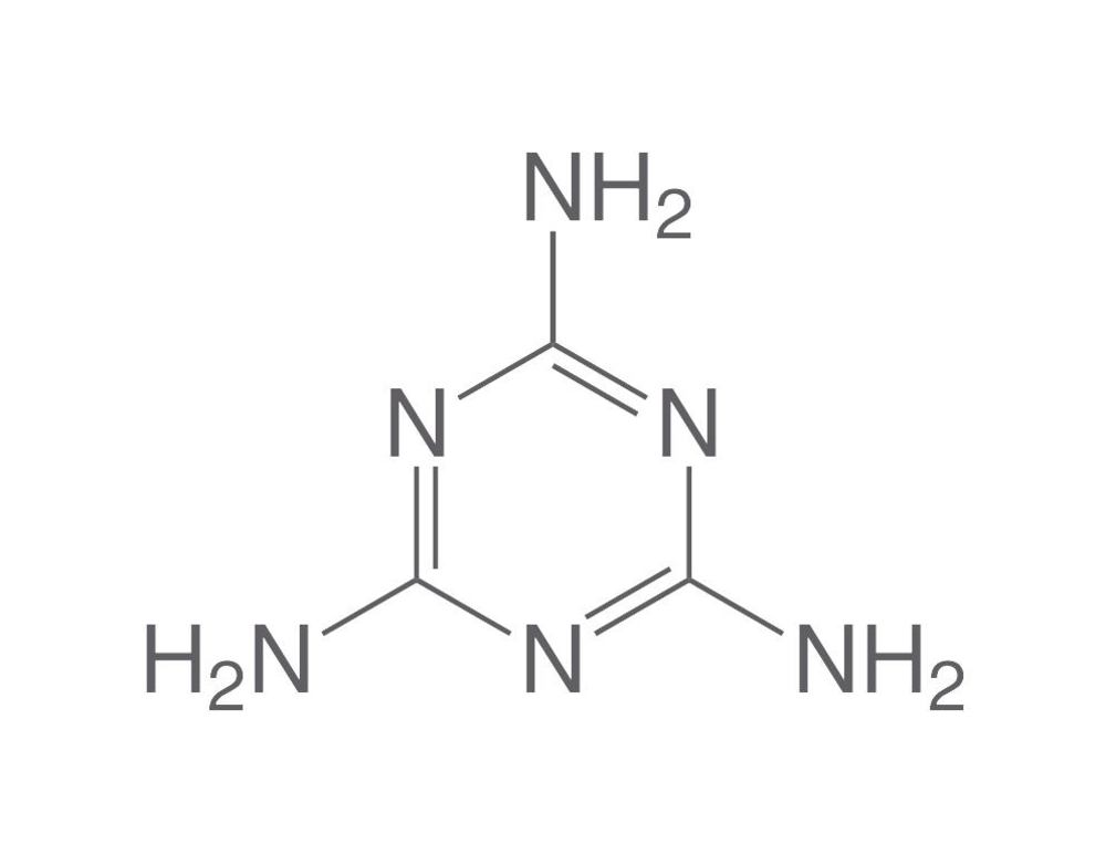 Melamine, min. 99 %, for biochemistry, 1 kg, plastic