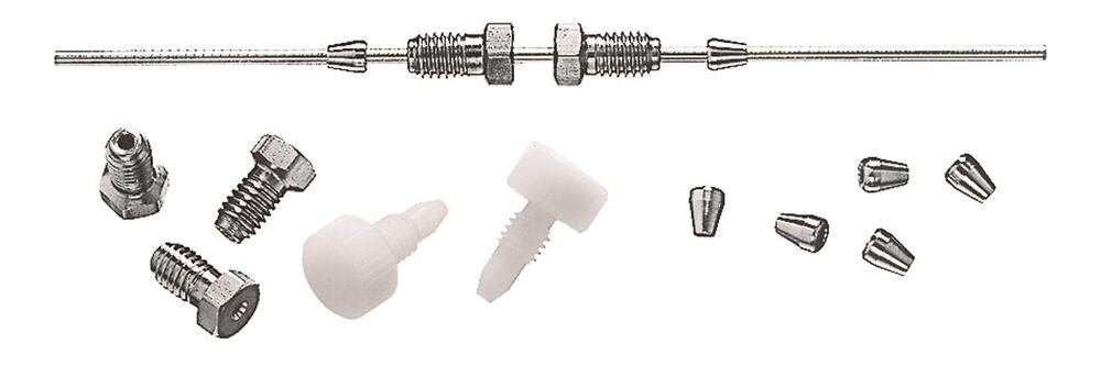 Replacement capillary tubes, nuts and, metal ferrules, f. Column Prot. System