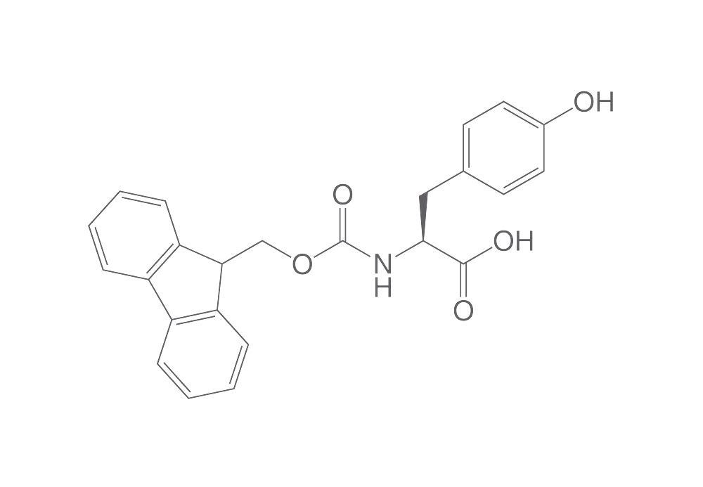 Fmoc-L-Tyrosine, PEPTIPURE®, min. 98 %, for biochemistry, 5 g, glass — Carl Roth, cod 6906.2