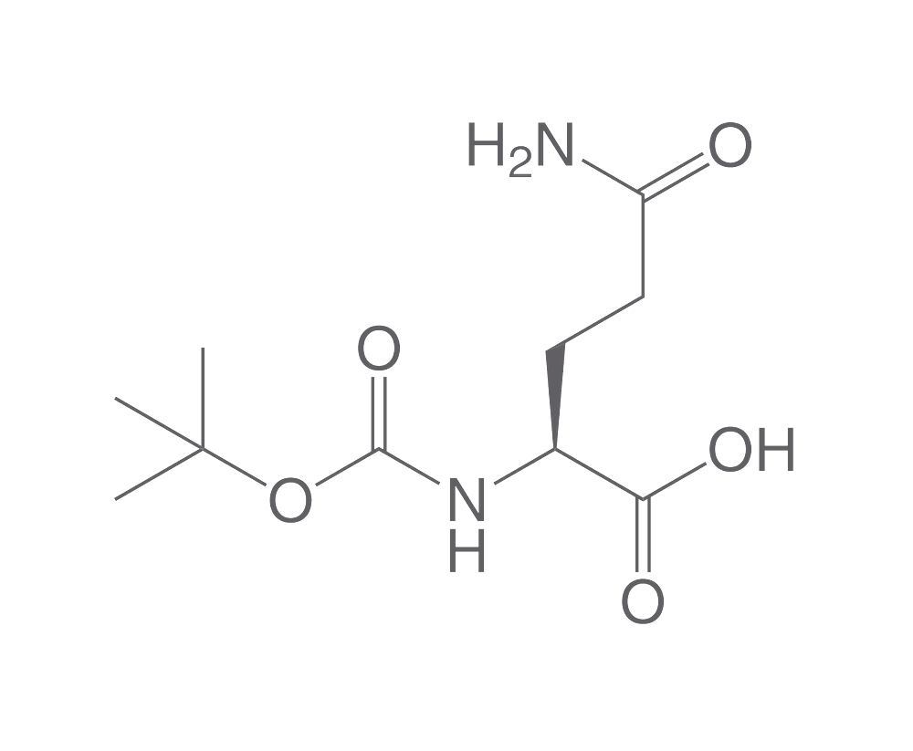 Boc-L-Glutamine, PEPTIPURE®, min. 97 %, for biochemistry, 25 g, glass