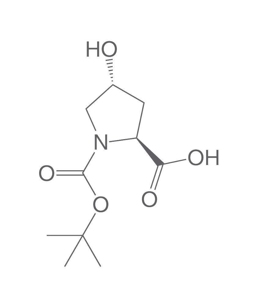 Boc-L-Hydroxyproline, PEPTIPURE®, min. 98 %, for biochemistry, 25 g, glass