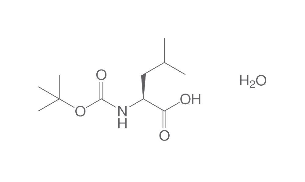 Boc-L-Leucine monohydrate, PEPTIPURE®, min. 98 %, for biochemistry, 25 g, glass