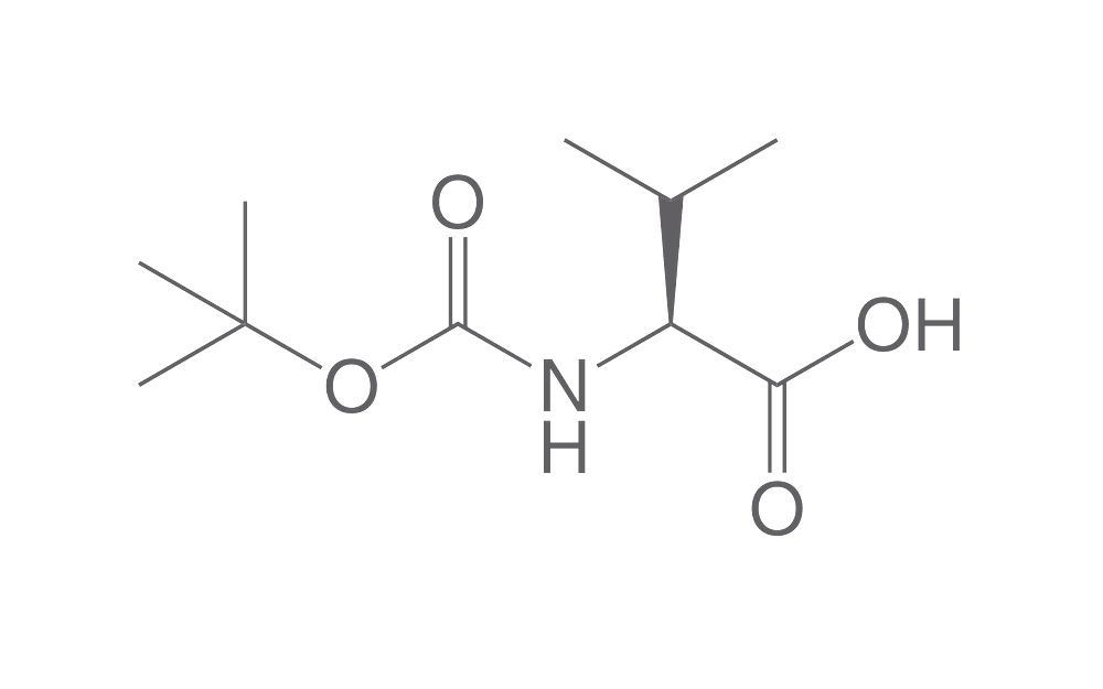 Boc-L-Valine, PEPTIPURE®, min. 98 %, for biochemistry, 25 g, glass — Carl Roth, cod 6950.2